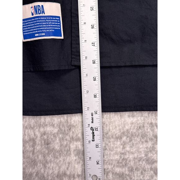 NBA x WIND AND SEA Shirt Large Men San Antonio Spurs Oversized Oxford Made Japan - Picture 6 of 10